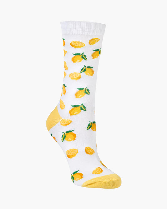 WOMENS LEMONS BAMBOO SOCK