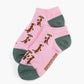WOMENS MEERKAT BAMBOO PED SOCK