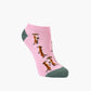 WOMENS MEERKAT BAMBOO PED SOCK
