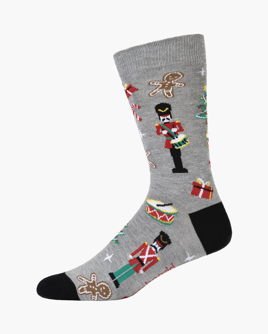 MENS NUTCRACKER BAMBOO SOCK