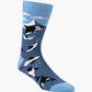 MENS ORCA WHALE BAMBOO SOCK