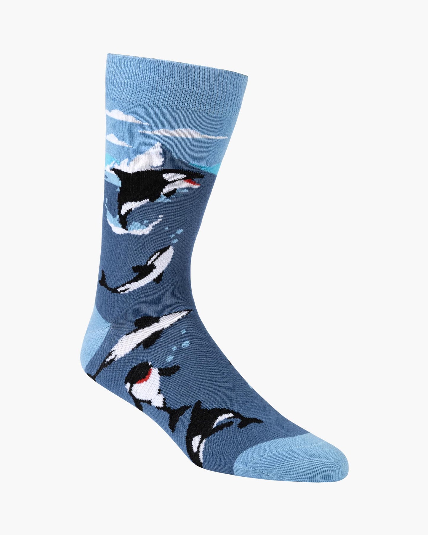 MENS ORCA WHALE BAMBOO SOCK