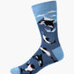 MENS ORCA WHALE BAMBOO SOCK