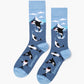 MENS ORCA WHALE BAMBOO SOCK
