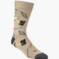 MENS ROCK BAND BAMBOO SOCK