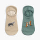 MENS SAFARI 2PK BAMBOO INVISIBLE SOCKS