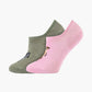 WOMENS SAFARI 2PK BAMBOO INVISIBLE SOCKS