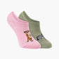 WOMENS SAFARI 2PK BAMBOO INVISIBLE SOCKS