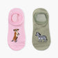 WOMENS SAFARI 2PK BAMBOO INVISIBLE SOCKS