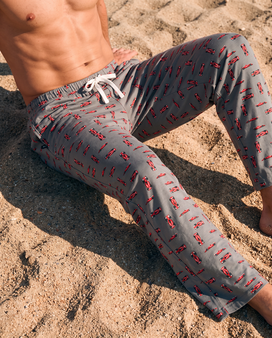 MENS F1 RACE CAR BAMBOO JERSEY SLEEP PANT