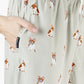 WOMENS FRENCH BULLDOG BAMBOO WOVEN SLEEP PANT