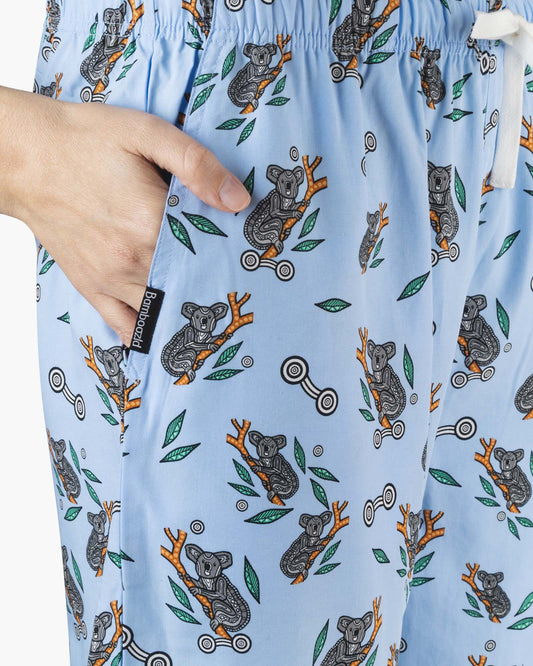 MENS NATIVE KOALA BAMBOO WOVEN SLEEP PANT