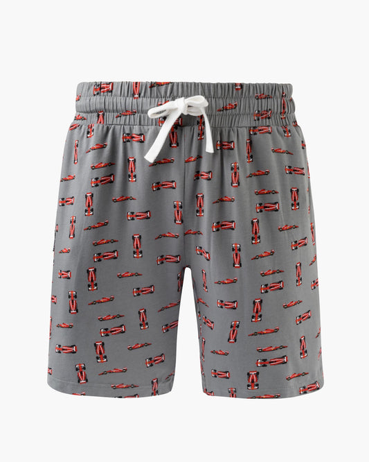 MENS F1 RACE CAR BAMBOO JERSEY SLEEP SHORT