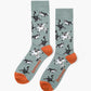 WOMENS SUGAR GLIDER BAMBOO SOCK - KHAKI