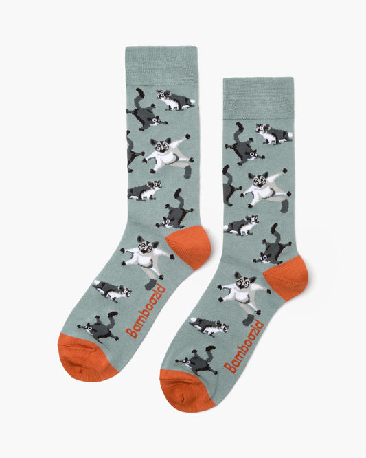WOMENS SUGAR GLIDER BAMBOO SOCK - KHAKI