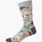 MENS SUMMER CAMP BAMBOO SOCK