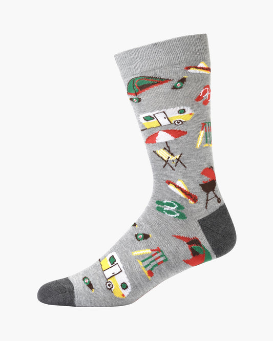 MENS SUMMER CAMP BAMBOO SOCK