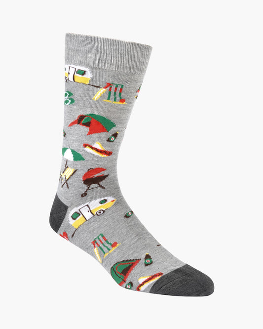 MENS SUMMER CAMP BAMBOO SOCK