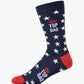 MENS TOP DAD STARS BAMBOO SOCK