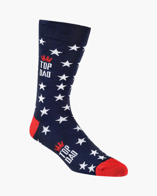 MENS TOP DAD STARS BAMBOO SOCK