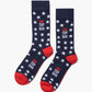 MENS TOP DAD STARS BAMBOO SOCK
