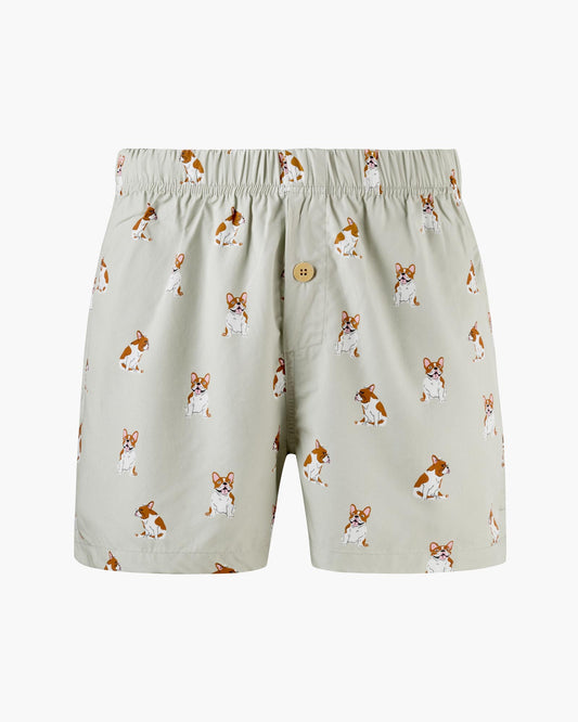 MENS FRENCH BULLDOG BAMBOO BOXER SHORT