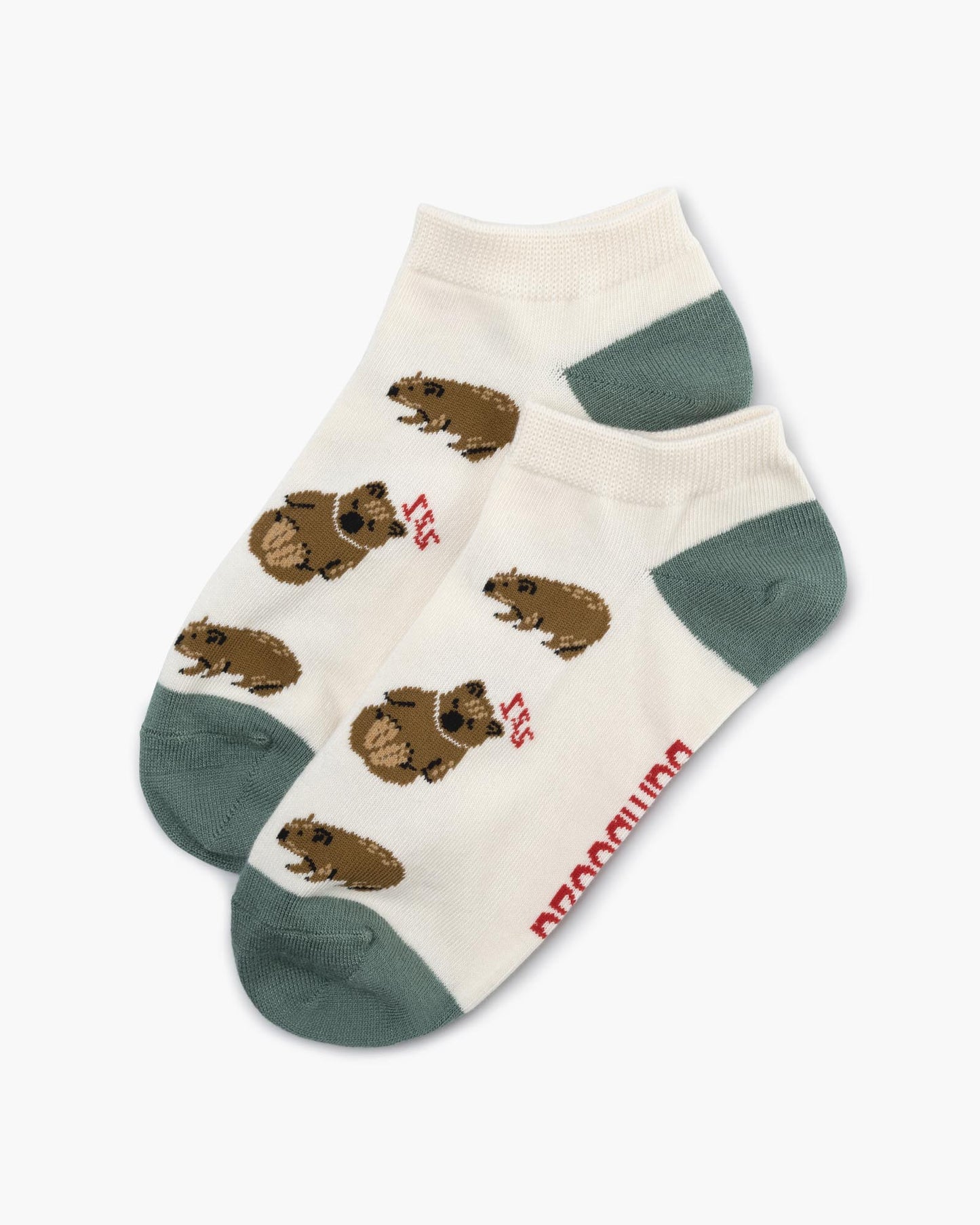 WOMENS WALLY WOMBAT BAMBOO PED SOCK