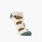 WOMENS WALLY WOMBAT BAMBOO PED SOCK