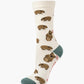 WOMENS WALLY WOMBAT BAMBOO SOCK - NATURAL