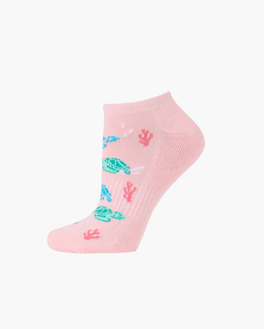 WOMENS DEEP SEA TURTLE BAMBOO CUSHIONED ANKLE