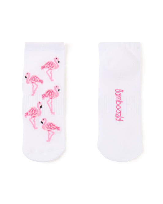 WOMENS FLAMINGO BAMBOO CUSHIONED ANKLE
