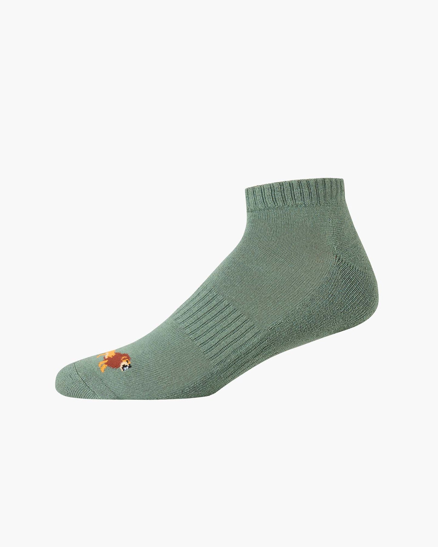 MENS LION BAMBOO CUSHIONED ANKLE