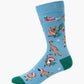 MENS AUSSIE CHRISSY ANIMALS BAMBOO SOCK