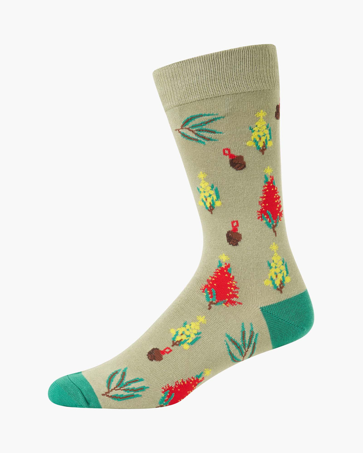 MENS AUSSIE TREES BAMBOO SOCK