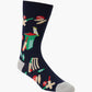 MENS BACKYARD HERO BAMBOO SOCK