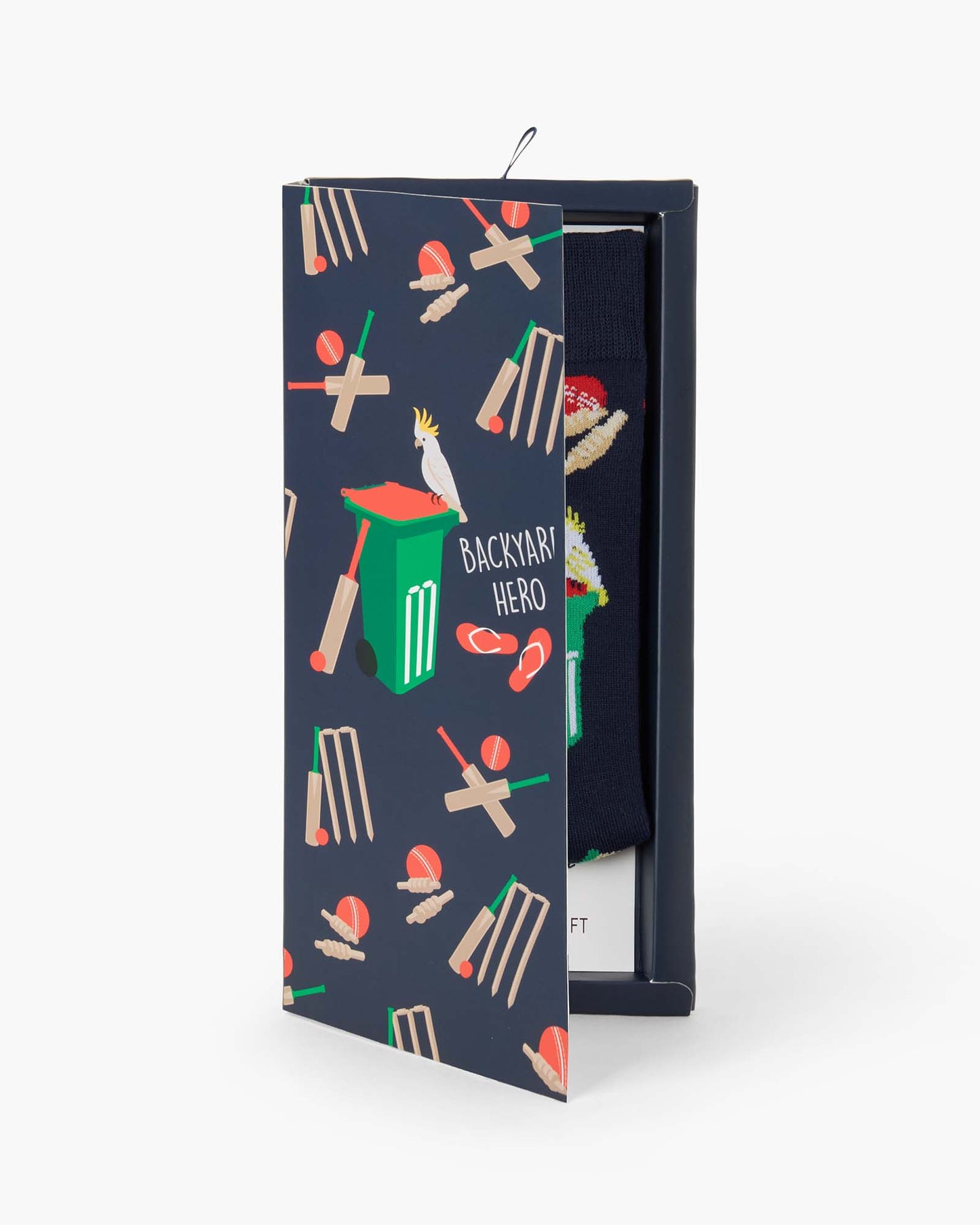 MENS BACKYARD HERO BAMBOO SOCK CARD
