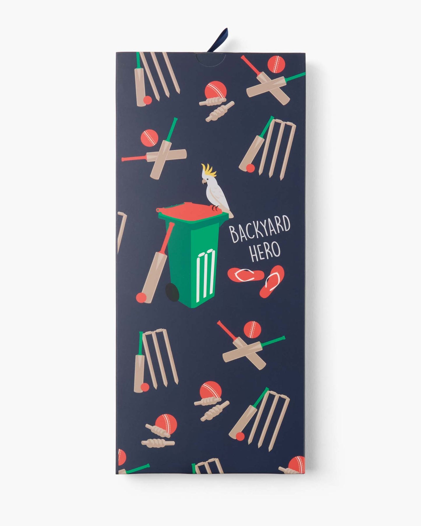 MENS BACKYARD HERO BAMBOO SOCK CARD