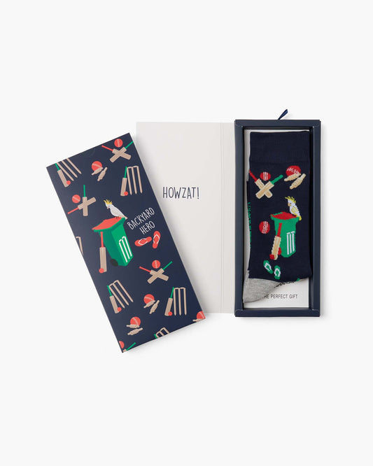 MENS BACKYARD HERO BAMBOO SOCK CARD