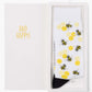 WOMENS BEE MERRY AND BRIGHT BAMBOO SOCK CARD