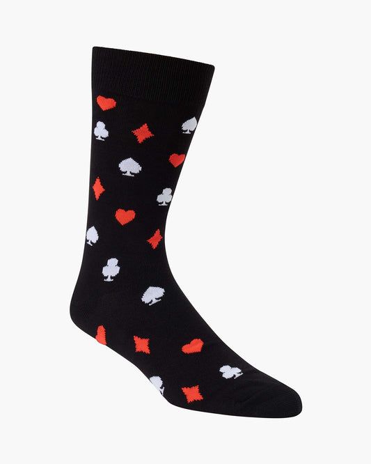 MENS BLACK JACK BAMBOO SOCK