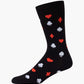 MENS BLACK JACK BAMBOO SOCK