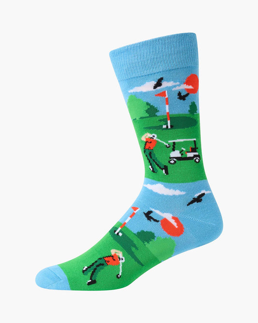 MENS BORN TO BOGEY BAMBOO SOCK