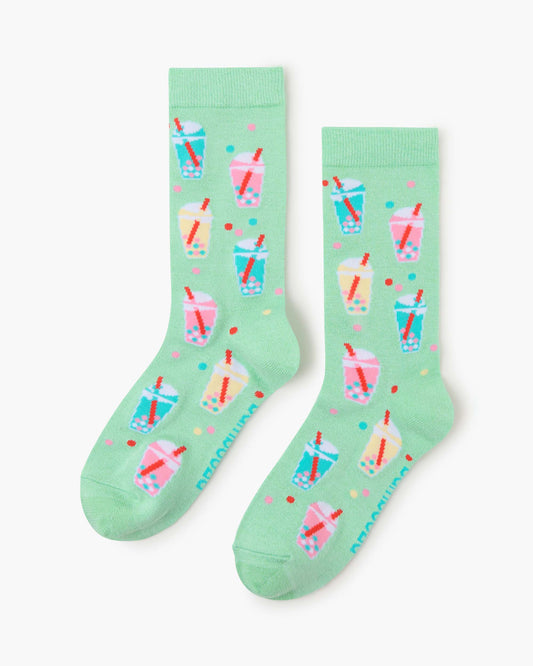 WOMENS BUBBLE TEA BAMBOO SOCK