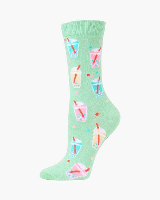WOMENS BUBBLE TEA BAMBOO SOCK