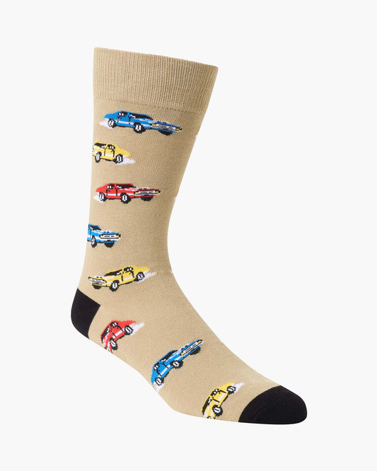 MENS BURN OUT BAMBOO SOCK