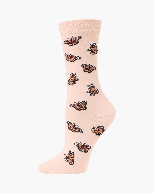 WOMENS BUTTER WINGS BAMBOO SOCK
