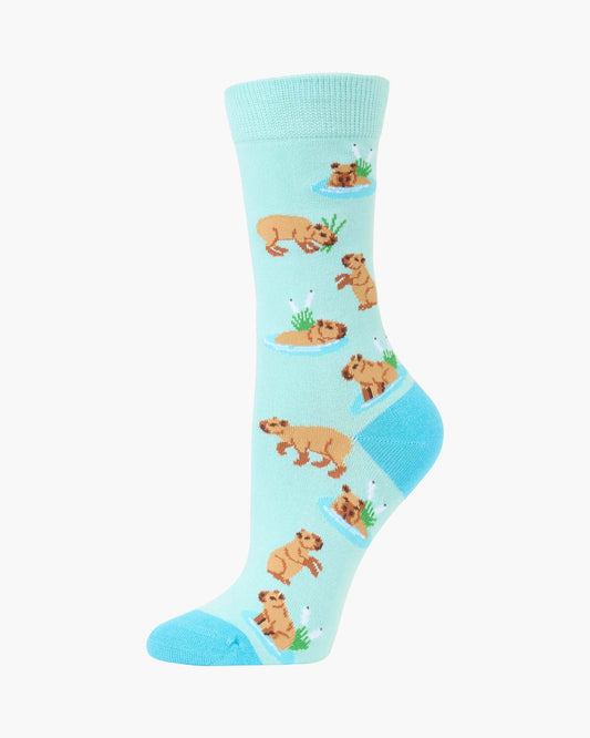 WOMENS CAPYBARA BAMBOO SOCK