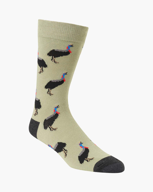 MENS CASSOWARY BAMBOO SOCK