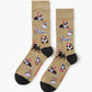 MENS FUR REAL CHRISSY DOGS BAMBOO SOCK