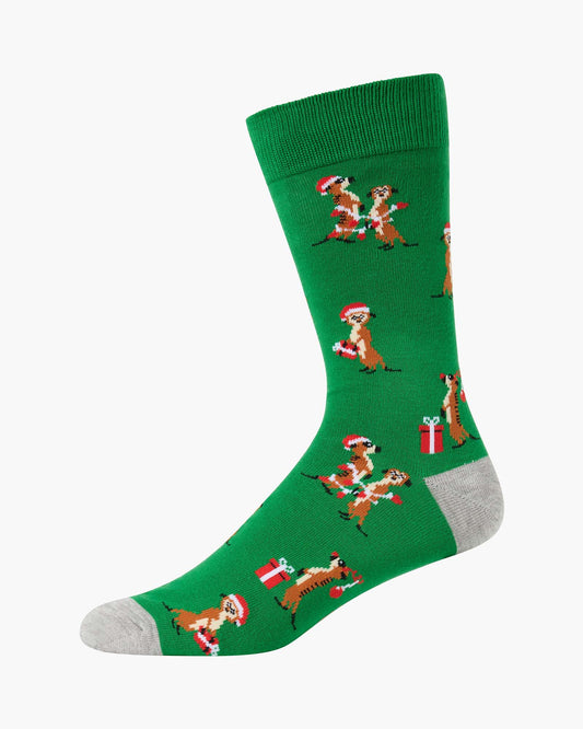 MENS CHRISSY MEERKATS BAMBOO SOCK